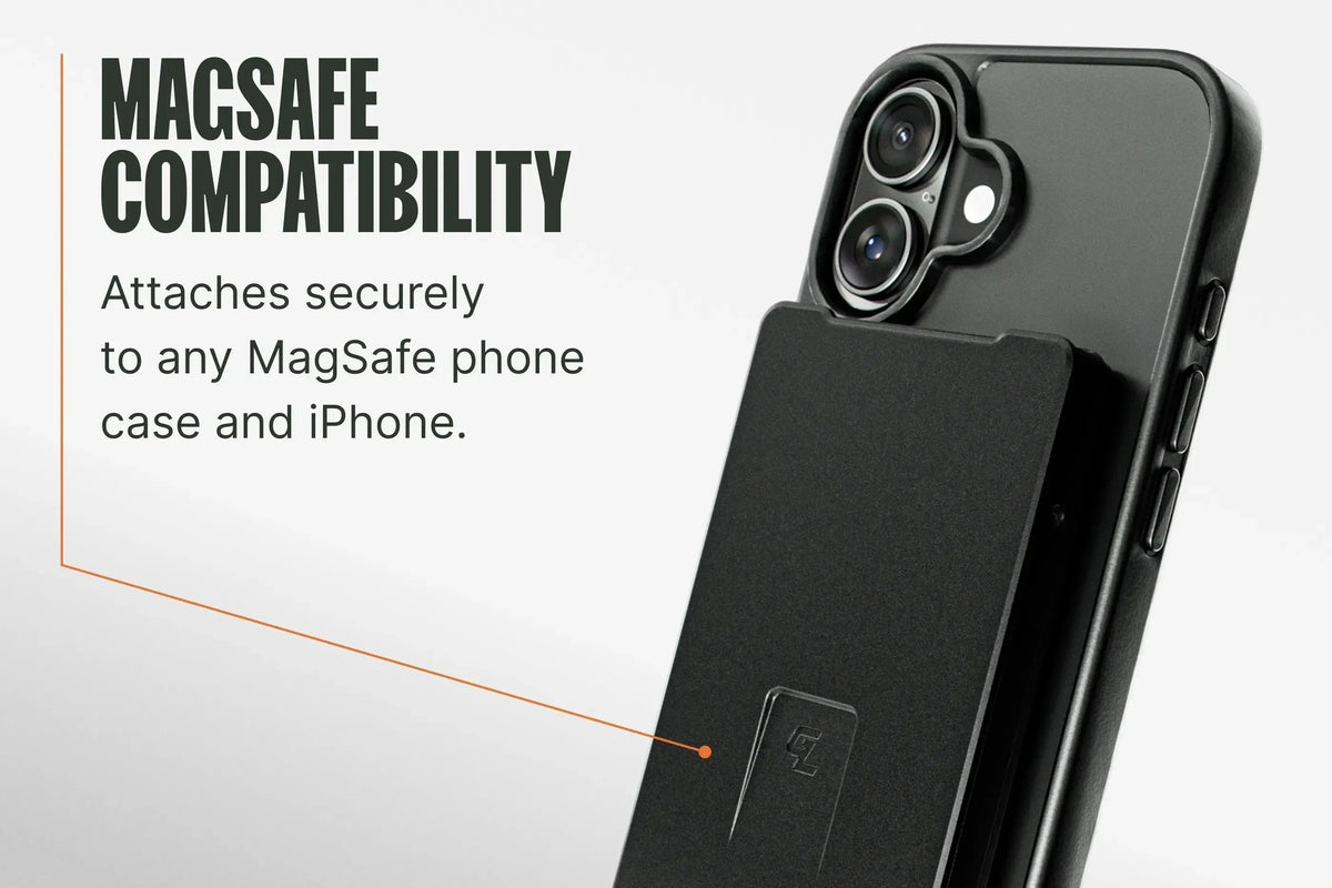Groove Wallet® with MagSafe Plate - Gun Metal